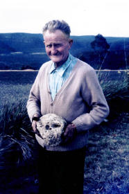 Rexs Father Bill Gilroy Holding Solo Man Skull